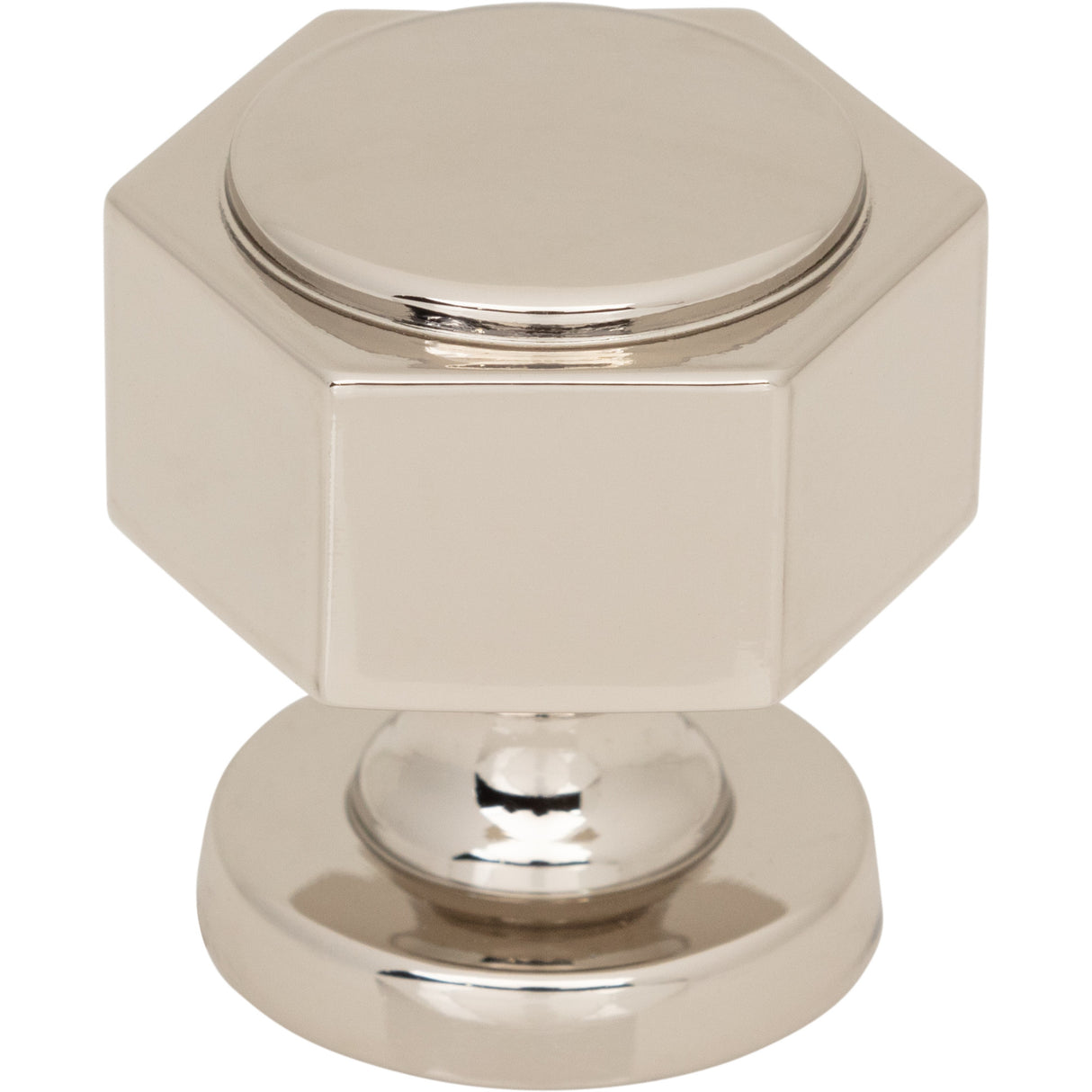 Top Knobs TK3320PN Stanmore 1 1/4" Length Geometric Knob Polished Nickel