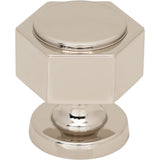 Top Knobs TK3320PN Stanmore 1 1/4" Length Geometric Knob Polished Nickel