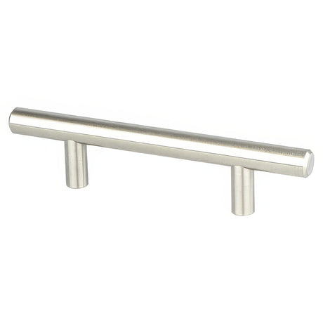 Berenson 0800-2BPN-P Tempo cabinet handle pull in satin stainless, additional view