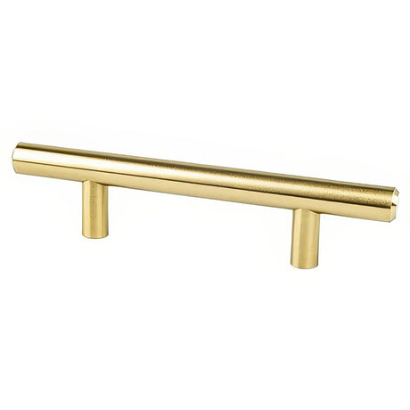 Berenson 0820-2MDB-P Tempo cabinet handle pull in satin stainless, additional view