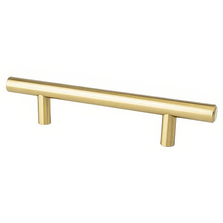 Berenson 0821-2MDB-P modern brushed gold cabinet handle pull