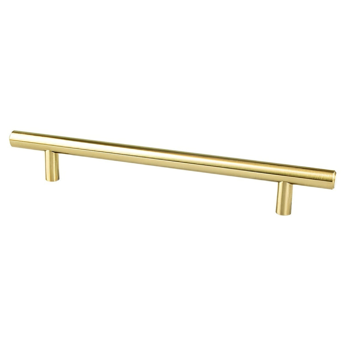 Berenson 0823-2MDB-P modern brushed gold cabinet handle pull