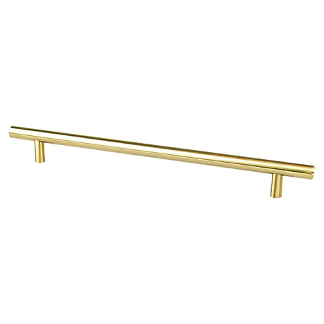 Berenson 0825-2MDB-P modern brushed gold cabinet handle pull