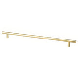 Berenson 0828-2MDB-P modern brushed gold cabinet handle pull