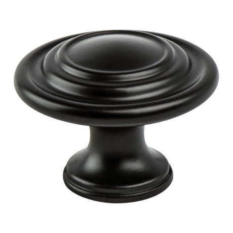 Berenson 9131-10CZ-P Traditional Advantage Four round cabinet cabinet knob in polished brass, additional view