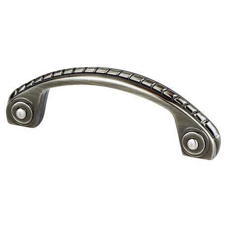 Berenson 0944-1BBN-P brushed black nickel arched cabinet pull