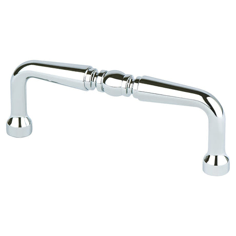 Berenson 0971-126-P polished chrome bar cabinet pull