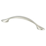 Berenson 0992-1BPN-P brushed nickel arched cabinet pull