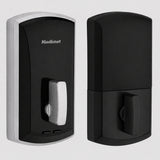 Kwikset 1000 20 Min UL Unite Electronic Smart MF Deadbolt in Bright Chrome by Matte Black