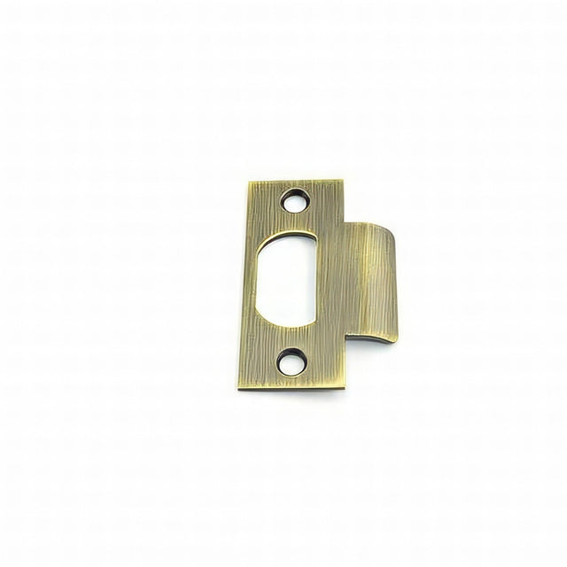 Schlage 10001609 strike plate in satin stainless, additional view
