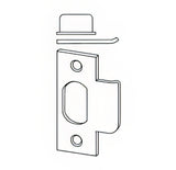 Schlage 10001622 strike plate in satin stainless, additional view
