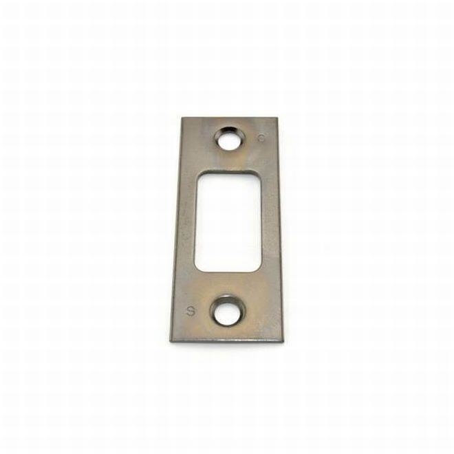 Schlage Commercial 10094605 10-094 1-1/8" x 2-3/4" Strike Plate with Square Corner Polished Brass
