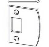 Schlage Commercial 10095605 polished brass strike plate