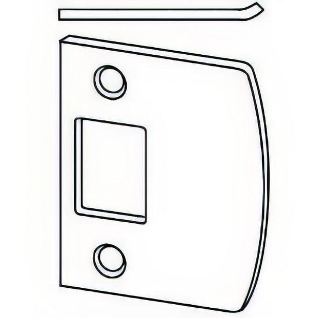 Schlage Commercial 10095609 antique brass strike plate