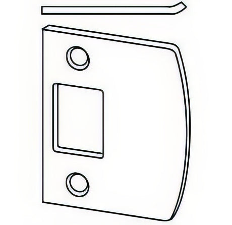 Schlage Commercial 10095613 oil rubbed bronze strike plate
