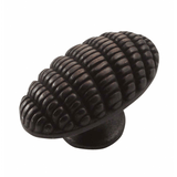 MNG Hardware 10513 105 1-7/8" Honeycomb Egg Cabinet Knob Satin Nickel Antique