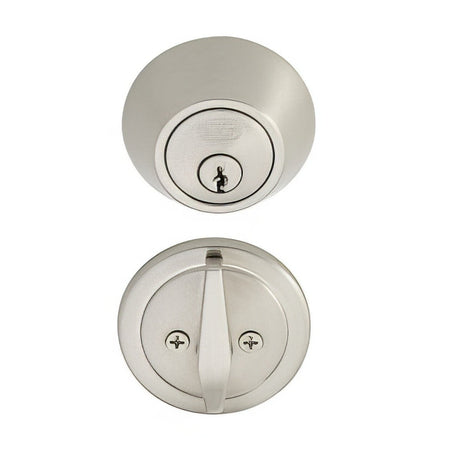 Better Home Products 10626DC01 satin nickel single cylinder deadbolt