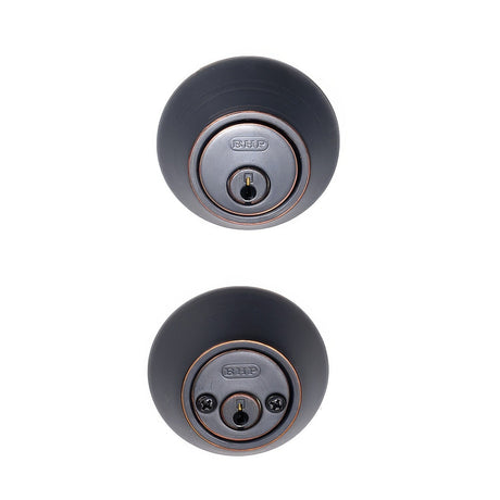Better Home Products 14744BLK matte black double cylinder deadbolt