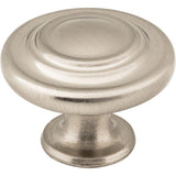 Elements 107SN satin nickel cabinet knob