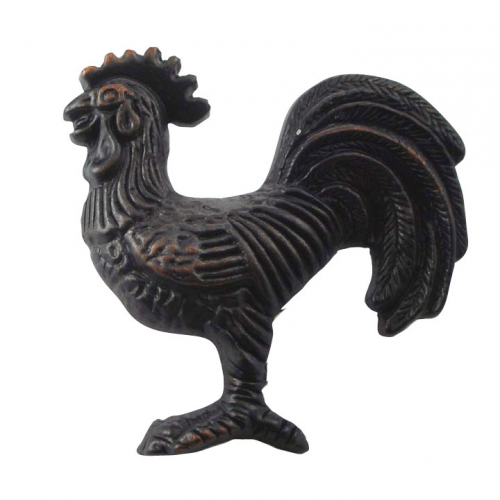 MNG Hardware 10913 109 2-1/4" Right Cabinet/Left Facing Rooster Cabinet Pull Oil Rubbed Bronze