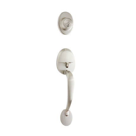 Better Home Products 10904SB satin brass single cylinder handleset