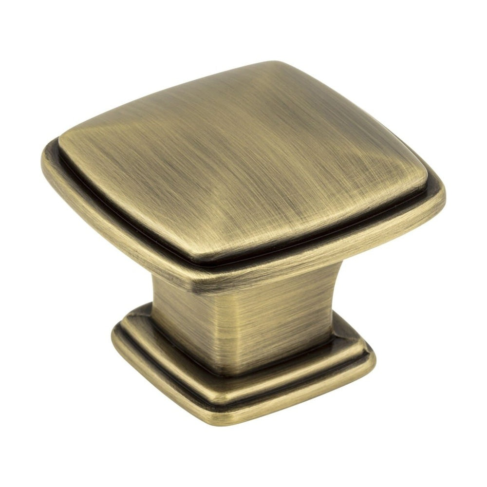 Jeffrey Alexander 1091AB brushed antique brass cabinet knob