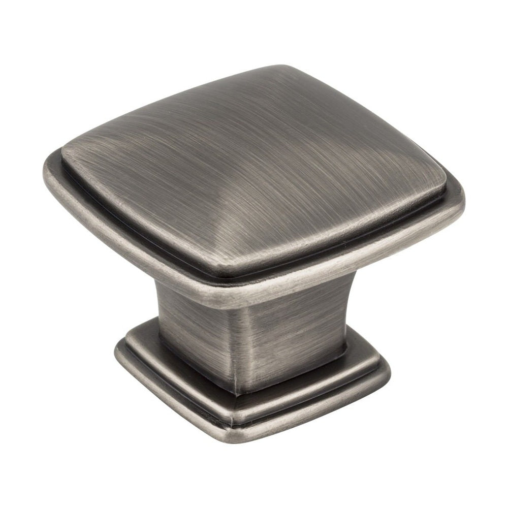 Jeffrey Alexander 1091BNBDL brushed pewter cabinet knob