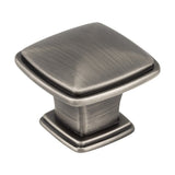 Jeffrey Alexander 1091BNBDL brushed pewter cabinet knob