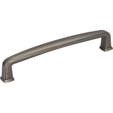 Jeffrey Alexander 1092-128BNBDL Milan 1 cabinet drawer pull, additional view