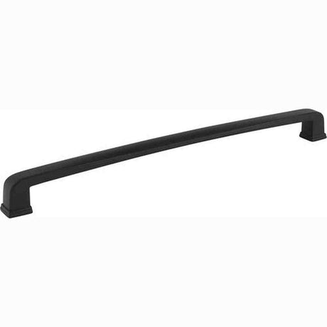 Jeffrey Alexander 1092-12MB matte black cabinet pull / appliance pull