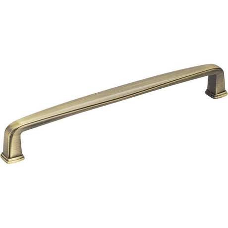 Jeffrey Alexander 1092-160AB brushed antique brass cabinet drawer pull