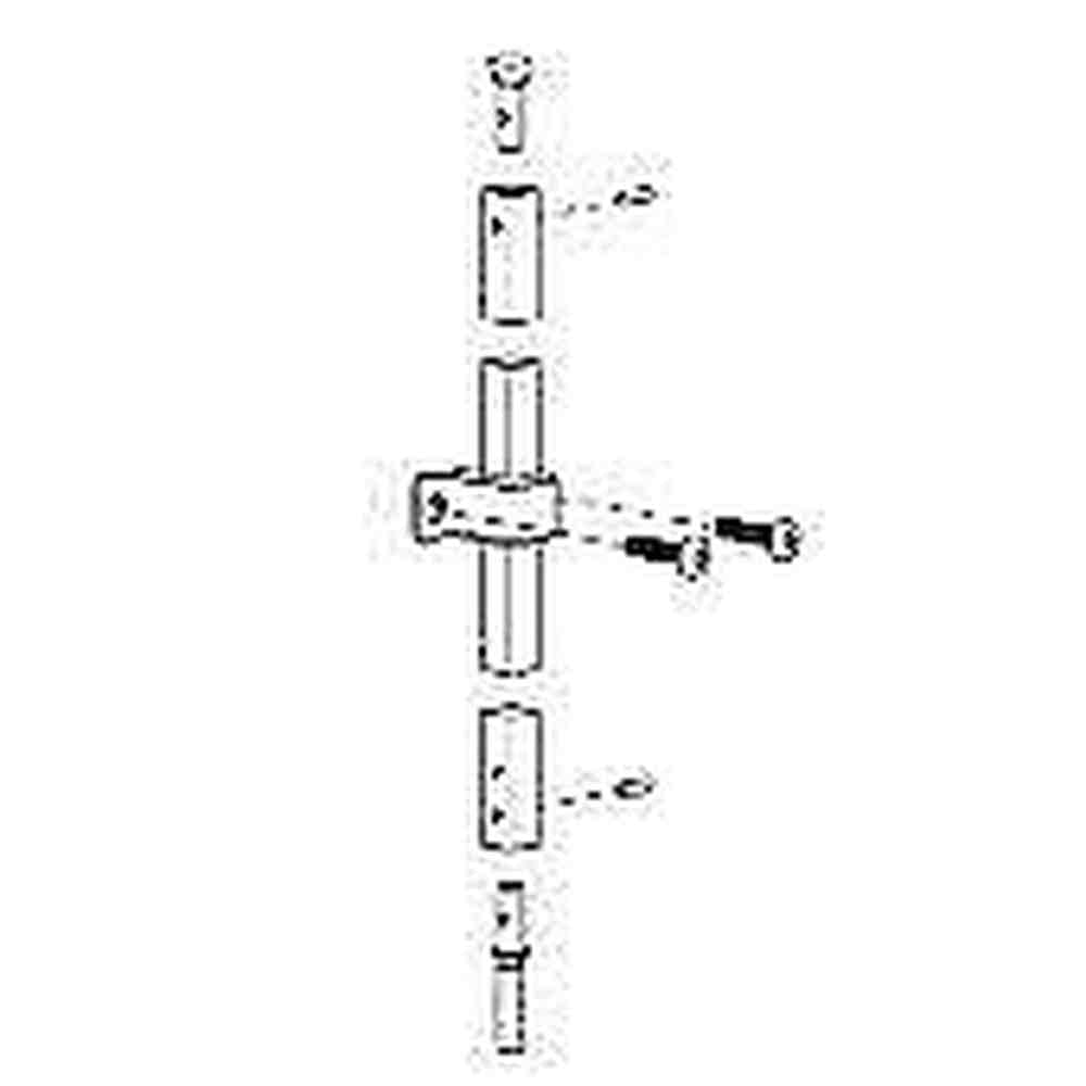 Von Duprin 109362SP313 sprayed duranodic bottom vertical rod