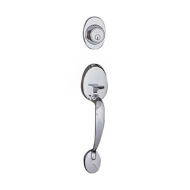 Better Home Products 10903PB polished brass single cylinder handleset