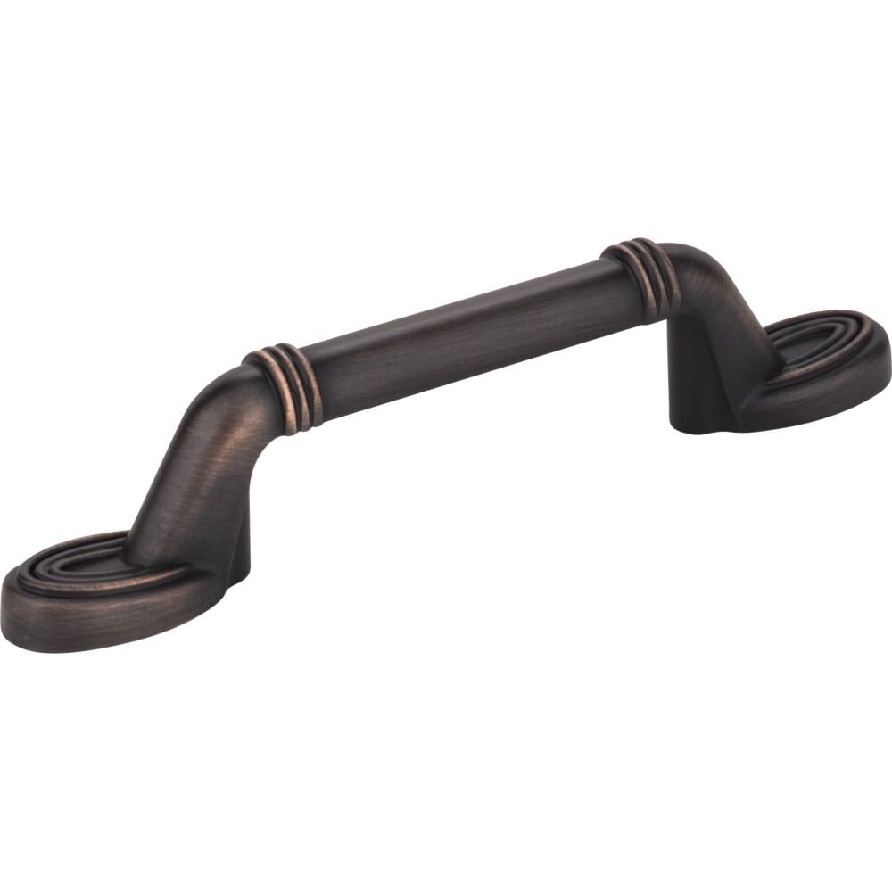 Elements 110-3DBAC brushed oil rubbed bronze cabinet pull