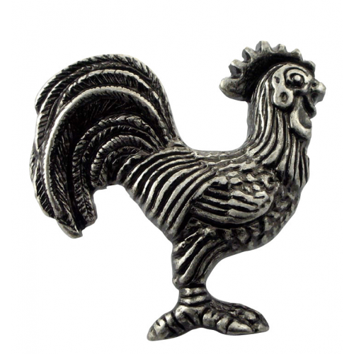 MNG Hardware 11013 110 2-1/4" Left Cabinet/Right Facing Rooster Cabinet Pull Oil Rubbed Bronze