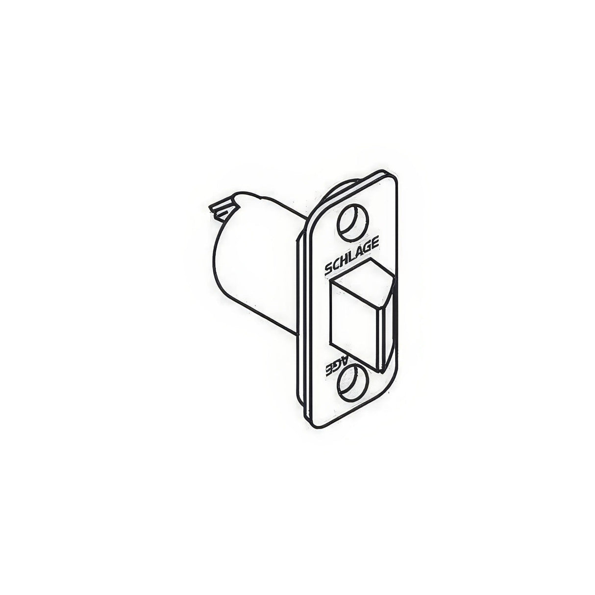 Schlage Commercial 11069626 brushed chrome spring latch