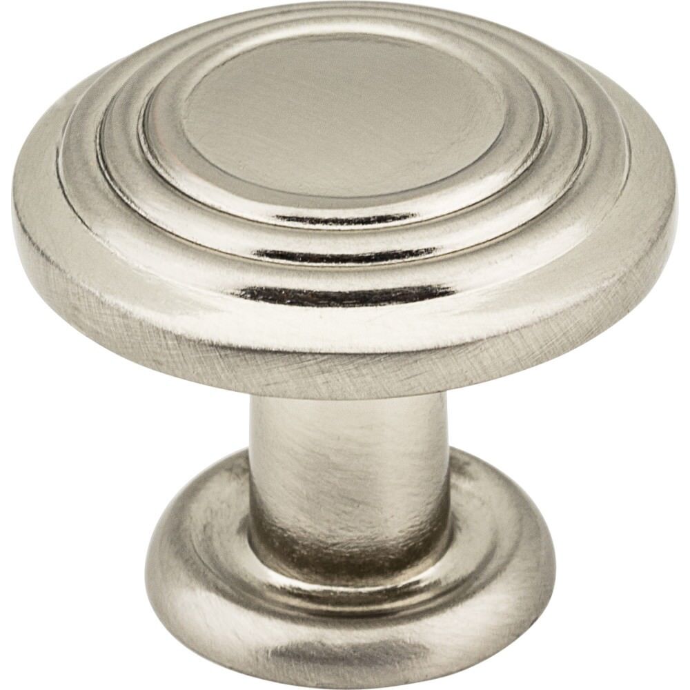 Elements 110SN satin nickel cabinet knob