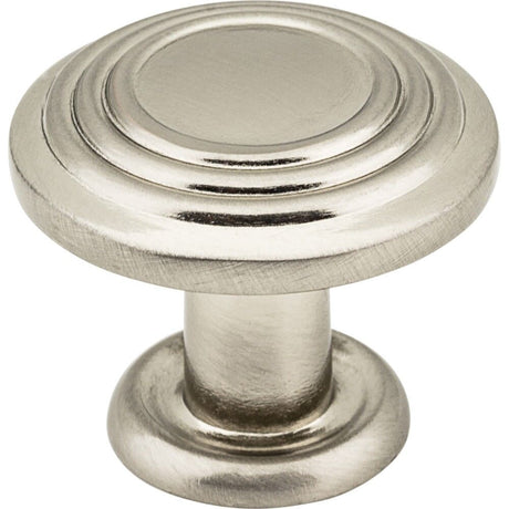 Elements 110SN satin nickel cabinet knob