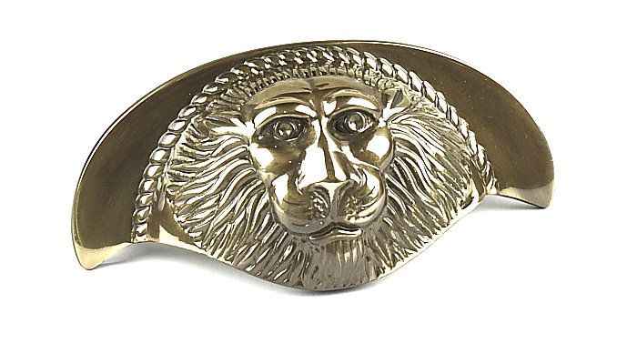Century Hardware 19343 polished antique cup pull