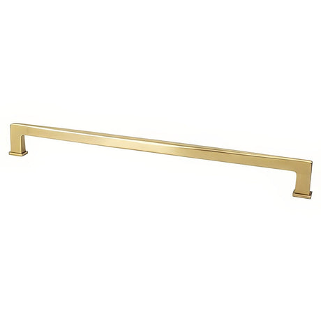 Berenson 1114-1MDB-P modern brushed gold cabinet pull / appliance pull