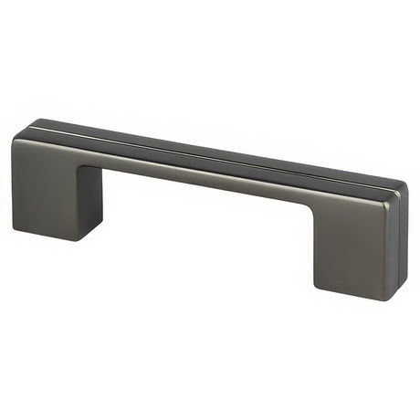 Berenson 1121-1SLT-P Skyline cabinet handle pull in satin stainless, additional view