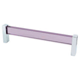 R. Christensen 1136-7000-P polished chrome/purple cabinet pull handel
