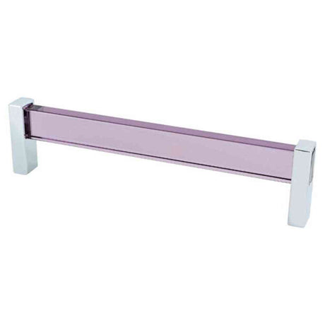 R. Christensen 1136-7000-P polished chrome/purple cabinet pull handel