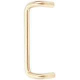 Don-Jo 1158613 door pull in polished brass, additional view