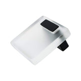 R. Christensen 1166-7000-P matte black/transparent cabinet pull handel