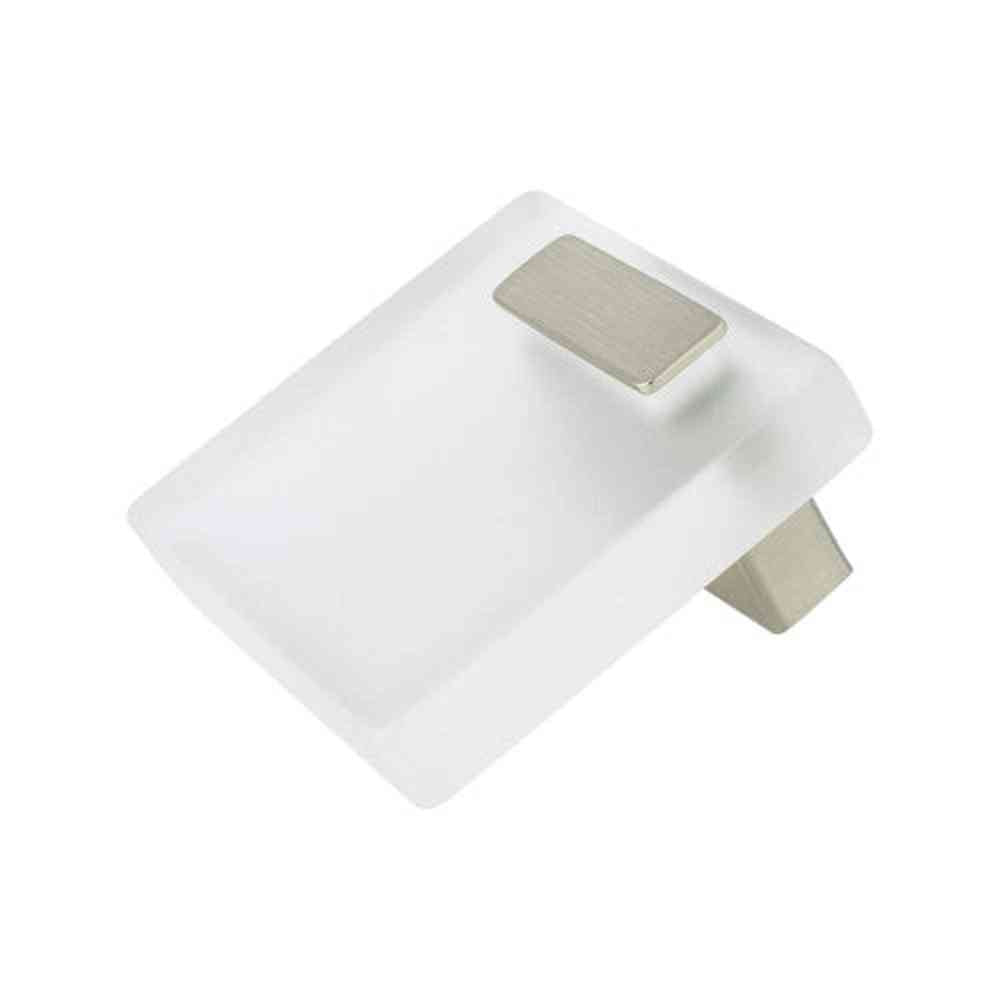 R. Christensen 1170-7000-P brushed nickel/transparent cabinet pull handel