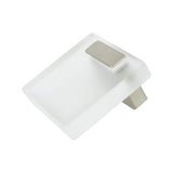 R. Christensen 1170-7000-P brushed nickel/transparent cabinet pull handel