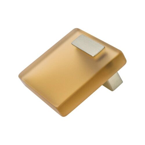 R. Christensen 1172-7000-P brushed nickel/light brown cabinet pull handel