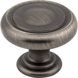 Jeffrey Alexander 117BNBDL brushed pewter cabinet knob