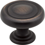 Jeffrey Alexander 117DBAC brushed oil rubbed bronze cabinet knob